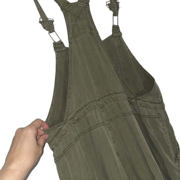 Altar'd State Overalls Olive Green Small - Picture 5 of 6